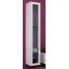 Vitrina Cama Meble VIGO 180 montuojama ant sienos stiklinė spinta 1800×400×300 mm balta/baltas blizgesys