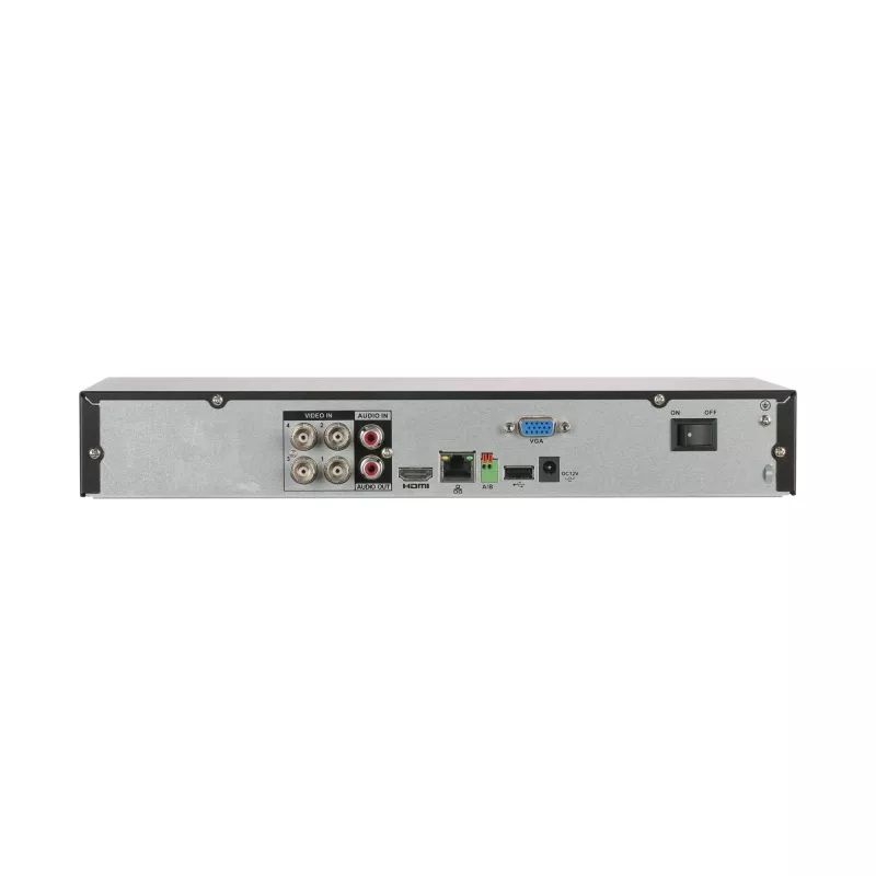 Dahua DVR XVR5104HS-4KL-I3 4 kanalų 3840×2160 1×HDMI 2×USB SATA iki 16TB juodas