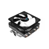 CPU aušintuvas AEROCOOL Air Frost 4 — 4 šilumvamzdžiai, 90 mm ventiliatorius, TDP 125 W, aliuminio briaunos, juodas
