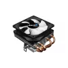 CPU aušintuvas AEROCOOL Air Frost 4 — 4 šilumvamzdžiai, 90 mm ventiliatorius, TDP 125 W, aliuminio briaunos, juodas