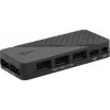Aerocool MIRAGE12PRO rinkinys 3x ventiliatorius PC 12cm ARGB 6 kontaktų stebulė tylus juodas