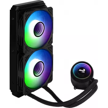 Aerocool MIRAGEL240 CPU Liquid Cooled 2x 12cm ARGB Fan TDP 400W Juoda