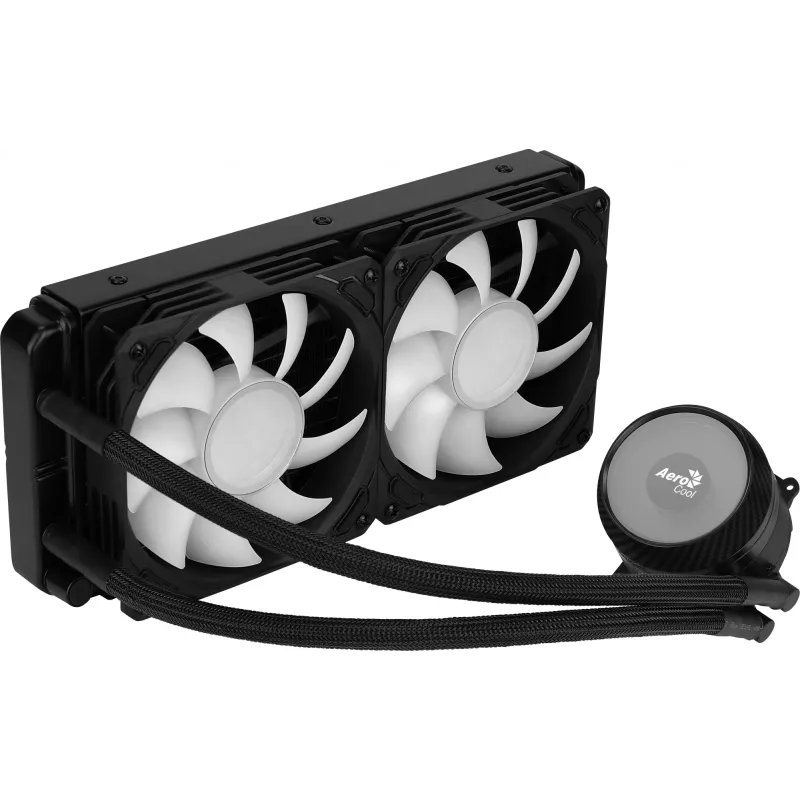 Aerocool MIRAGEL240 CPU Liquid Cooled 2x 12cm ARGB Fan TDP 400W Juoda