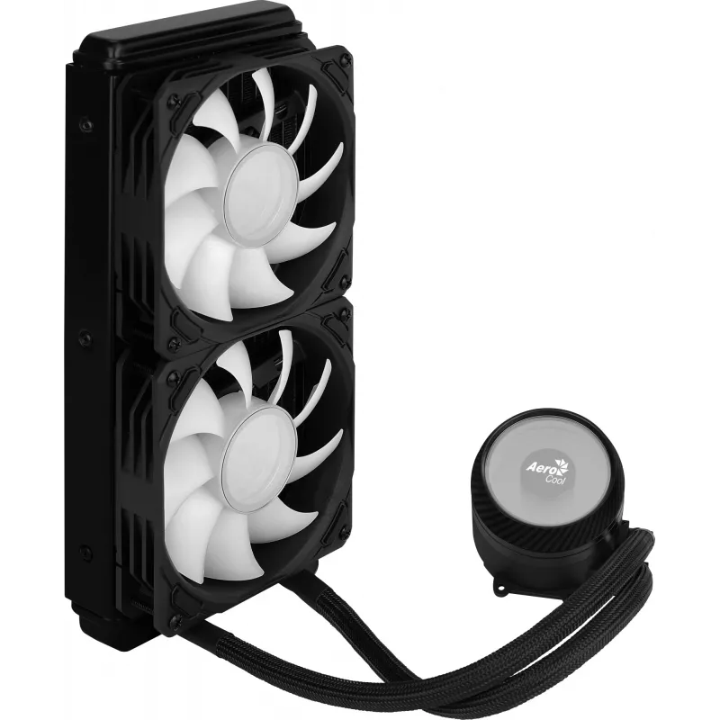 Aerocool MIRAGEL240 CPU Liquid Cooled 2x 12cm ARGB Fan TDP 400W Juoda