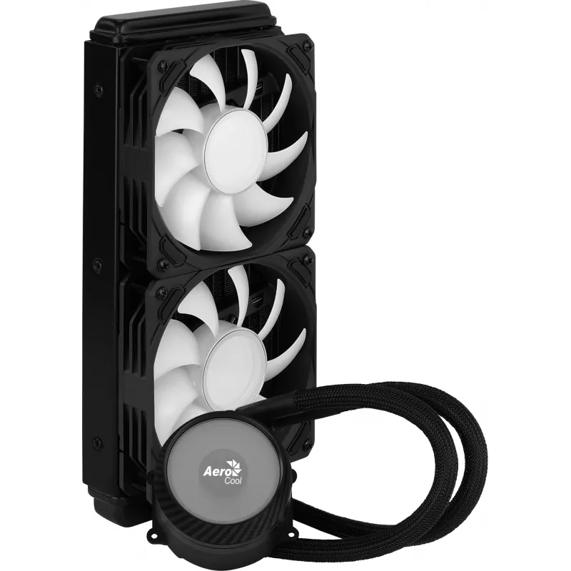 Aerocool MIRAGEL240 CPU Liquid Cooled 2x 12cm ARGB Fan TDP 400W Juoda