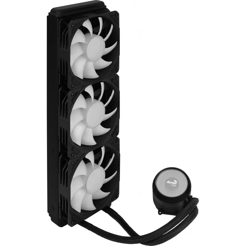 Aerocool MIRAGEL360 skysto CPU aušinimo sistema 3x12cm ARGB ventiliatorius TDP 550W juoda