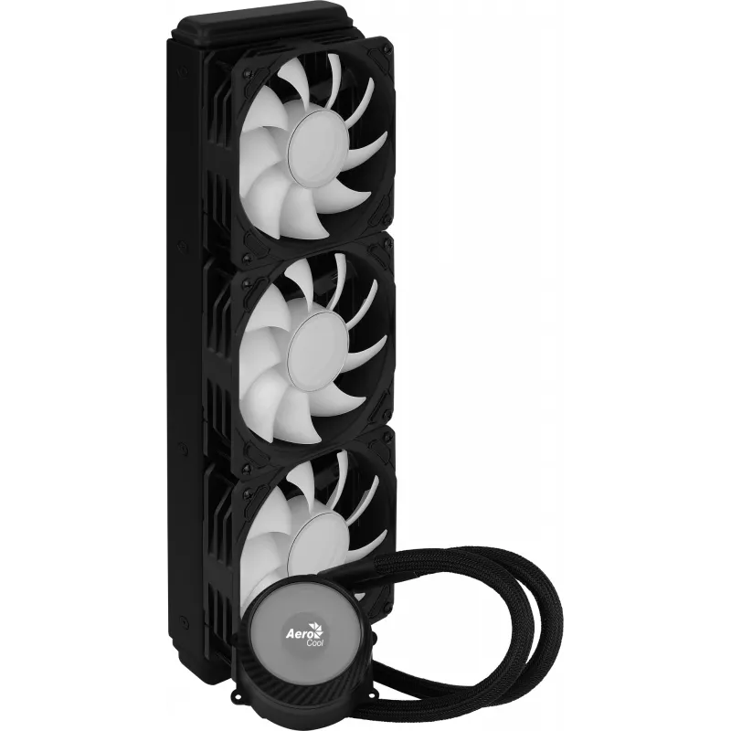 Aerocool MIRAGEL360 skysto CPU aušinimo sistema 3x12cm ARGB ventiliatorius TDP 550W juoda