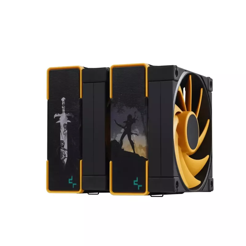 Oro aušintuvas DeepCool AK620 Zero Dark Zoria 12 cm juodas geltonas