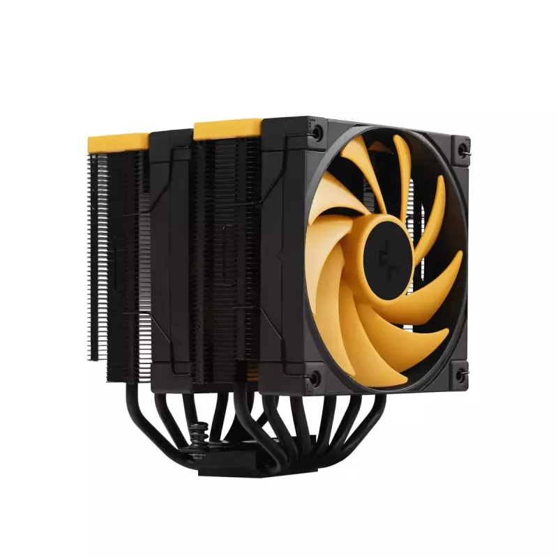 Oro aušintuvas DeepCool AK620 Zero Dark Zoria 12 cm juodas geltonas