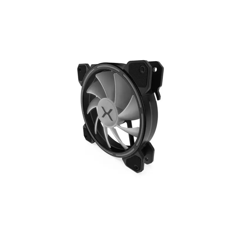 Korpuso ventiliatorius KRUX KRX0067 120 mm ARGB LUNAR 120, 1200 aps./min., hidraulinis guolis, 12 V, 5 V LED, 3 kontaktų jungtis, antivibracinis