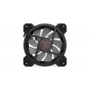 Korpuso ventiliatorius KRUX KRX0067 120 mm ARGB LUNAR 120, 1200 aps./min., hidraulinis guolis, 12 V, 5 V LED, 3 kontaktų jungtis, antivibracinis