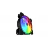 Korpuso ventiliatorius KRUX KRX0067 120 mm ARGB LUNAR 120, 1200 aps./min., hidraulinis guolis, 12 V, 5 V LED, 3 kontaktų jungtis, antivibracinis