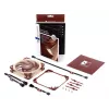 120 mm Noctua ventiliatorius NF-A12x25, 120×25 mm, 12 V 0,6 W, 4 kontaktų PWM, 450–1200 RPM, 55,7 m³/h, SSO guolis, 0,5 m laidas
