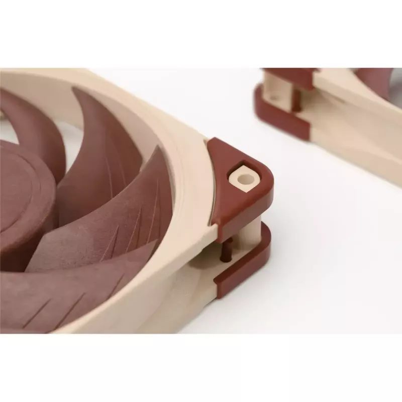 120 mm Noctua ventiliatorius NF-A12x25, 120×25 mm, 12 V 0,6 W, 4 kontaktų PWM, 450–1200 RPM, 55,7 m³/h, SSO guolis, 0,5 m laidas