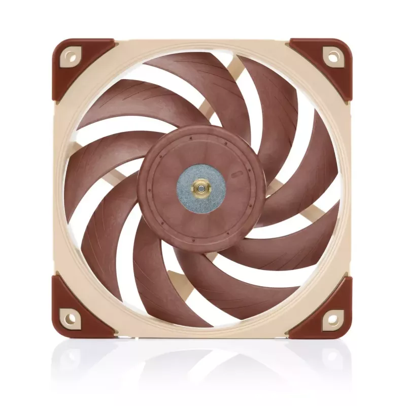 120 mm Noctua ventiliatorius NF-A12x25, 120×25 mm, 12 V 0,6 W, 4 kontaktų PWM, 450–1200 RPM, 55,7 m³/h, SSO guolis, 0,5 m laidas