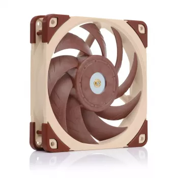 120 mm Noctua ventiliatorius NF-A12x25, 120×25 mm, 12 V 0,6 W, 4 kontaktų PWM, 450–1200 RPM, 55,7 m³/h, SSO guolis, 0,5 m laidas