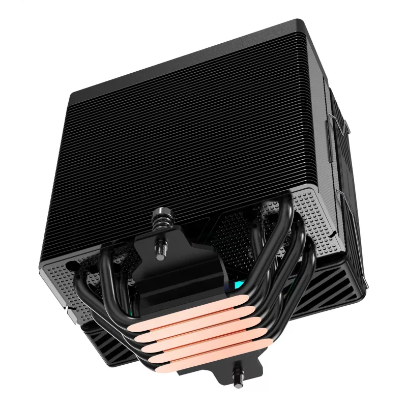 Mars Gaming MCPUX5ARGB kompiuterio aušinimo sistema Procesorius Oro aušintuvas 12 cm Juoda 1 vnt.