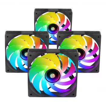 Mars Gaming MFSI4KIT kompiuterio aušinimo sistema Kompiuterio korpuso ventiliatorius 12 cm Juoda