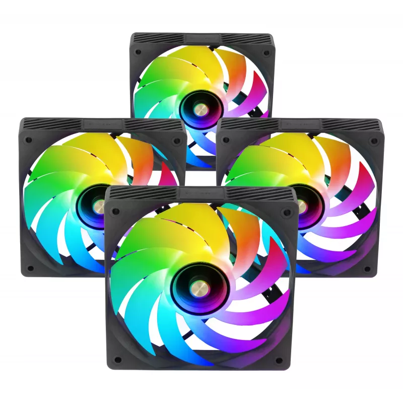 Mars Gaming MFSI4KIT kompiuterio aušinimo sistema Kompiuterio korpuso ventiliatorius 12 cm Juoda