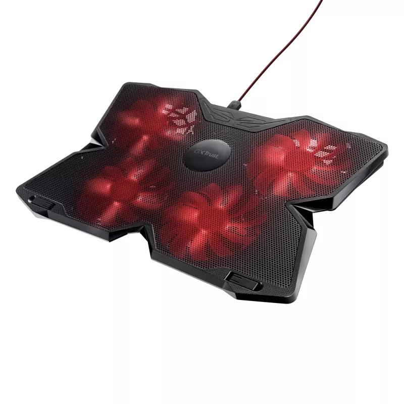 Trust GXT 278 nešiojamojo kompiuterio aušinimo padas 43,9 cm (17,3 col.) Juoda