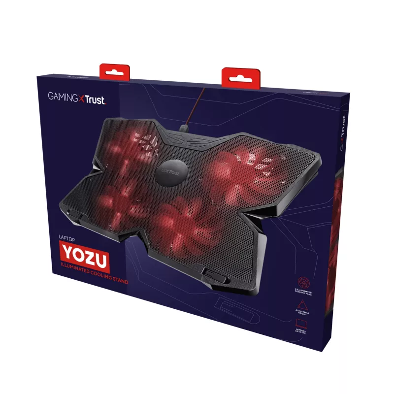 Trust GXT 278 nešiojamojo kompiuterio aušinimo padas 43,9 cm (17,3 col.) Juoda