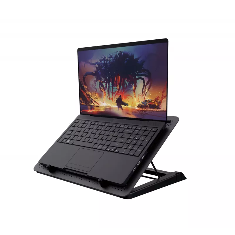 Trust GXT 1125 Quno nešiojamojo kompiuterio stovas juodas 43,2 cm (17 colių)