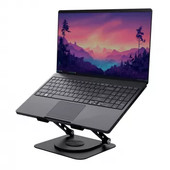 Trust Zeff nešiojamojo kompiuterio stovas Juoda 40.6 cm (16 col.)