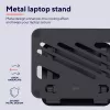 Trust Zeff nešiojamojo kompiuterio stovas Juoda 40.6 cm (16 col.)