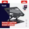 Trust Zeff nešiojamojo kompiuterio stovas Juoda 40.6 cm (16 col.)