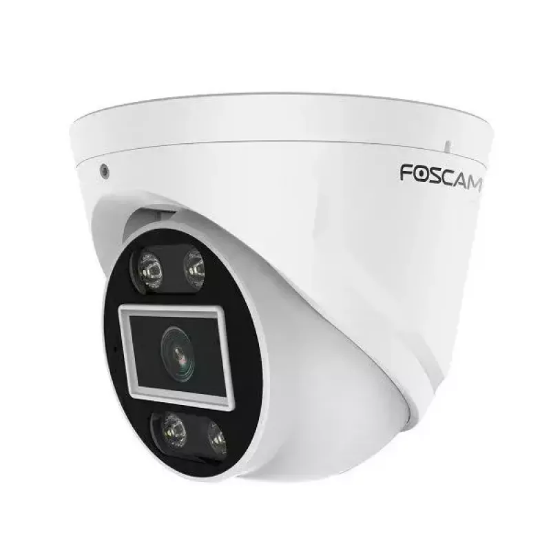 IP apsaugos kamera Foscam T5EP 5MP PoE kupolinė, 3072×1728, 4 mm objektyvas, PoE (IEEE 802.3af), IP66, naktinis matymas 20 m, microSD iki 256 GB