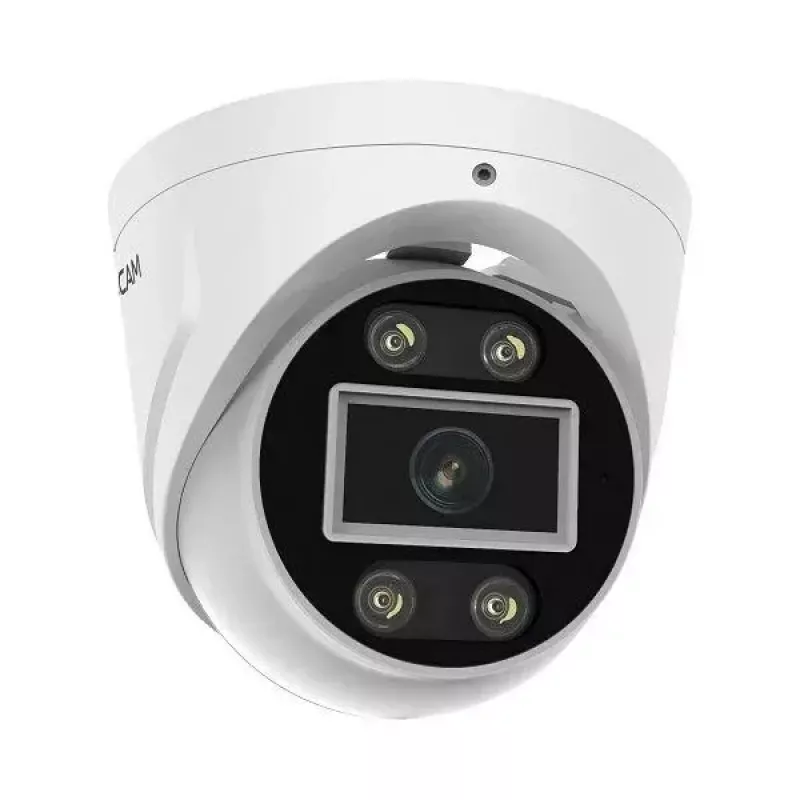 IP apsaugos kamera Foscam T5EP 5MP PoE kupolinė, 3072×1728, 4 mm objektyvas, PoE (IEEE 802.3af), IP66, naktinis matymas 20 m, microSD iki 256 GB
