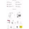 IP PTZ apsaugos kamera Foscam SD8EP — 8 MP, 4x optinis priartinimas, 6x skaitmeninis, 355° pasukimas, 90° pakreipimas, IP66, lauko, balta