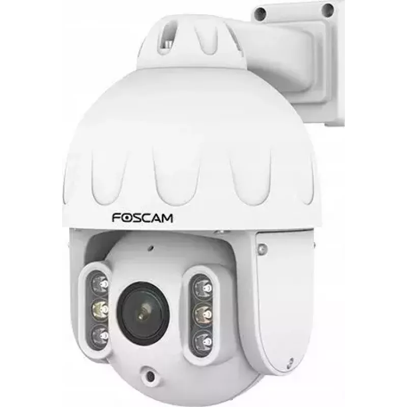 IP PTZ apsaugos kamera Foscam SD8EP — 8 MP, 4x optinis priartinimas, 6x skaitmeninis, 355° pasukimas, 90° pakreipimas, IP66, lauko, balta