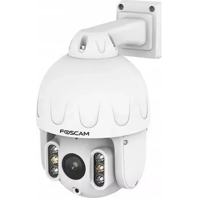 IP PTZ apsaugos kamera Foscam SD8EP — 8 MP, 4x optinis priartinimas, 6x skaitmeninis, 355° pasukimas, 90° pakreipimas, IP66, lauko, balta
