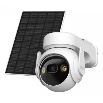 IP stebėjimo kamera IMOU Cell PT Lite rinkinys su saulės baterija — 3 MP (2304×1296), 3,6 mm, 330° pasukimas, 90° pakreipimas, IP66, 5000 mAh baterija, PIR, 20 m naktinis matymas