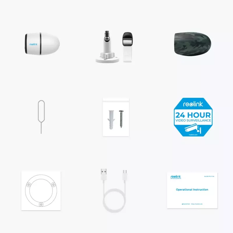 IP stebėjimo kamera Reolink Go Series G330 — 4 MP (2560×1440), 4G LTE, PIR, baterija 28 Wh, lauko bullet