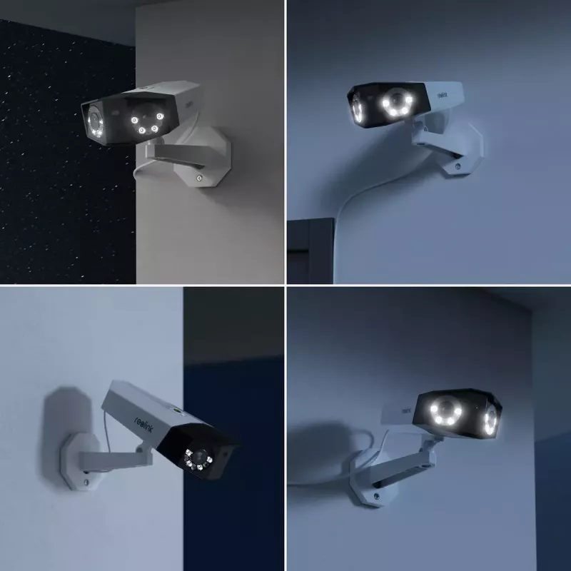 IP apsaugos kamera Reolink Duo P730 4K, 8 MP, 4608×1728 @20 fps, PoE/DC, IP66, PIR, 30 m IR, MicroSD iki 256 GB