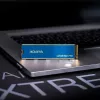 SSD M.2 ADATA LEGEND 710 1 TB PCIe 3.0 NVMe — 2400 MB/s skaitymas, 1800 MB/s rašymas, 3D NAND, 2280