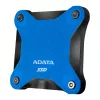 Nešiojamasis SSD ADATA SD620 2 TB USB 3.2 Gen 2 (Micro‑B) Mėlyna/Juoda — 520/460 MB/s, 80×80×15,2 mm