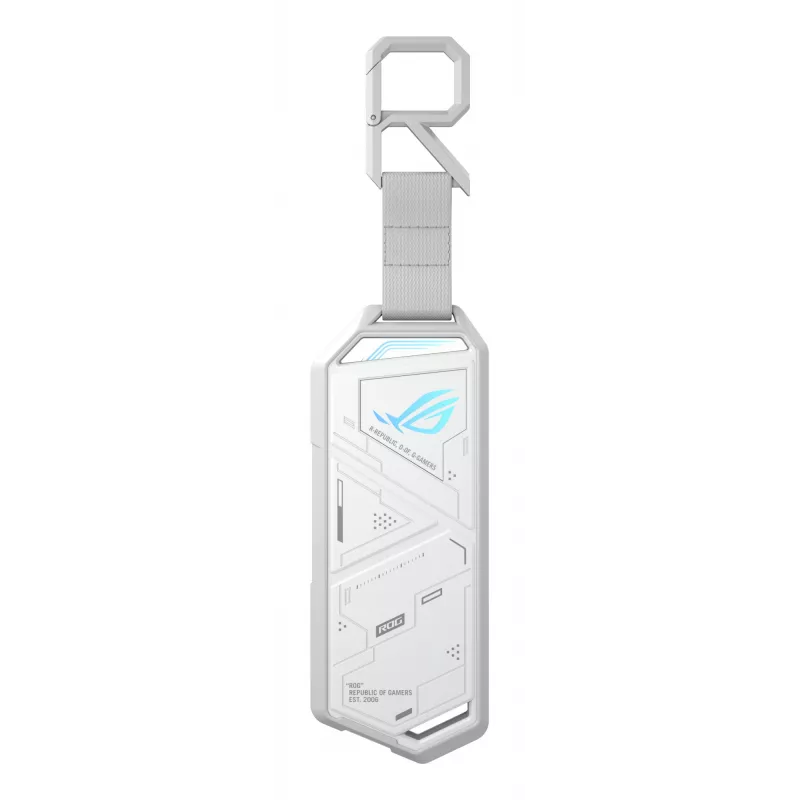 SSD korpusas ASUS ROG Strix Arion White Edition — M.2 PCIe, USB Type-C 10 Gb/s, vienam diskui