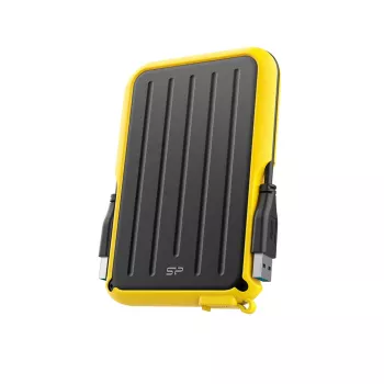 SILICON POWER Nešiojamas HDD USB 3.2 Gen 1 Armor - A66 1 TB - Geltonas Moq-36