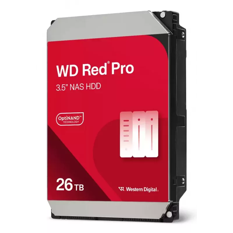 WESTERN DIGITAL Standusis diskas - Wd Red Pro Wd260kfgx - 26TB - SATA 6gb/s - 3,5 col. - 512 MB buferis