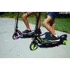 Elektrinis paspirtukas Razor Power Core E90 — 12 V švino baterija, iki 16 km/val. greitis, plieninis rėmas, vientisi ratai, apkrova 54 kg