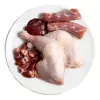 Šlapias kačių maistas 3coty Vištiena su antimi kačiukams 80 g maišelis, visavertis pašaras, baltymai 20%, riebalai 9%