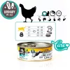 Šlapias kačių maistas 3coty Chicken Struvite care 80 g — šlapio maisto pakuotė, suaugusios katės, vištiena, visavertis pašaras