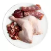 Šlapias kačių ėdalas 3coty Vištiena su anties inkstais Inkstų priežiūra 80 g, visavertis suaugusių kačių racionas, 17% baltymų, 7% riebalų