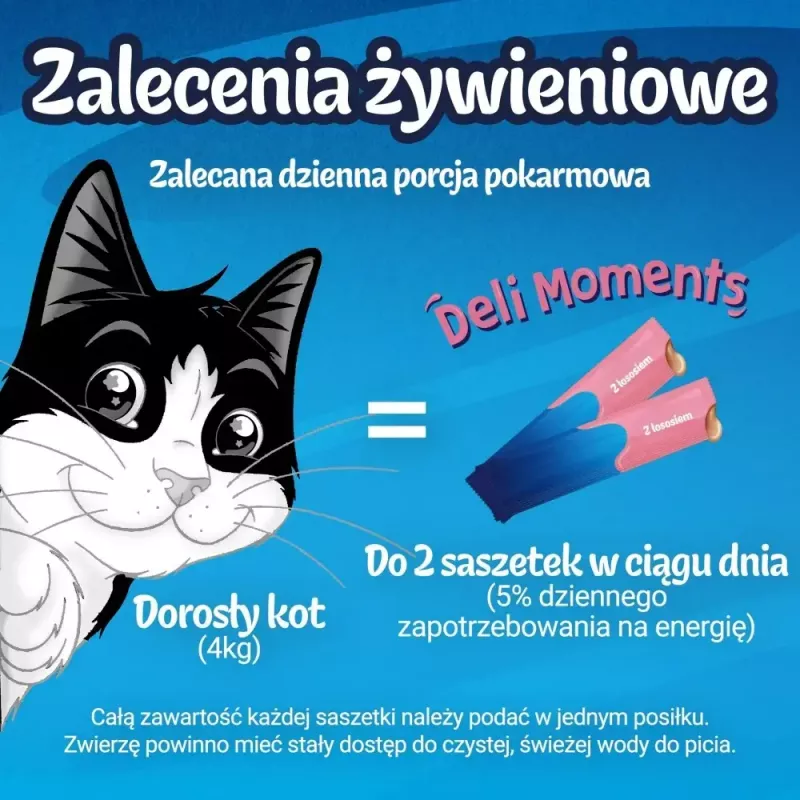 Drėgnas kačių skanėstas Purina Felix Deli Moments Lašišos pasta 4 x 10 g tūtelė