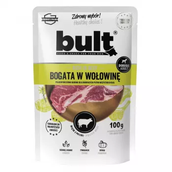 BULT šlapias šunų ėdalas su daug jautienos, 100 g