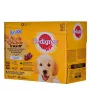 Šlapias šunų ėdalas Pedigree Junior Selection Mix 12×100 g — šlapias ėdalas šuniukams, 12 paketėlių (100 g), drėgnumas 80,5%, baltymai 8,5%, riebalai 6%
