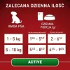 Šlapias šunų maistas Purina Nestlé One Mini/Small Active Beef 85 g — šlapias maistas suaugusiems mažų veislių šunims, 76,4 % drėgmės, 12,5 % baltymų
